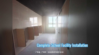 Complete School Installation Project | On-site Finished Display