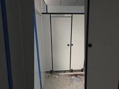 Case of Toilet Partition Installation for Prefab Mobile House