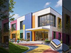 Outdoor Wall Display Panel for Kindergarten
