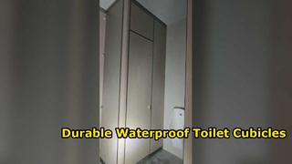 Waterproof Compact Laminate Toilet Cubicle